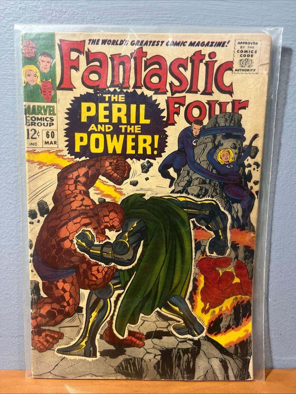 Fantastic Four #60 Vol. 1 1967 Marvel Comics Dr Doom Comic Book